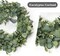 5.9FT Eucalyptus Garland Artificial Vines Fake Greenery Garland with Gypsophila and Willow Leaves Faux Hanging Plants for Wedding Home Party Table Wall Decor (2pcs)